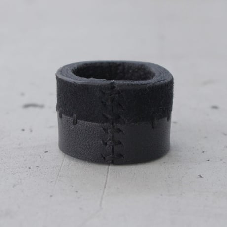 BI COLOR 4 bars leather ring