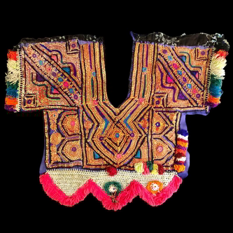 ザリ刺繍 ドレスヨーク《zdy2》Banjara Vintage | KAroba ザリ刺繍 ドレスヨーク《zdy2》Banjara Vintage | KAroba
