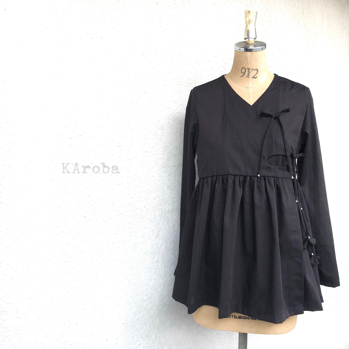 チャンルー CHAN LUU 刺繍絹カシュクールブラウス/ラバリジャケット/ ラバリジャケット/ブラウス オリジナルタイプ/カシュクール