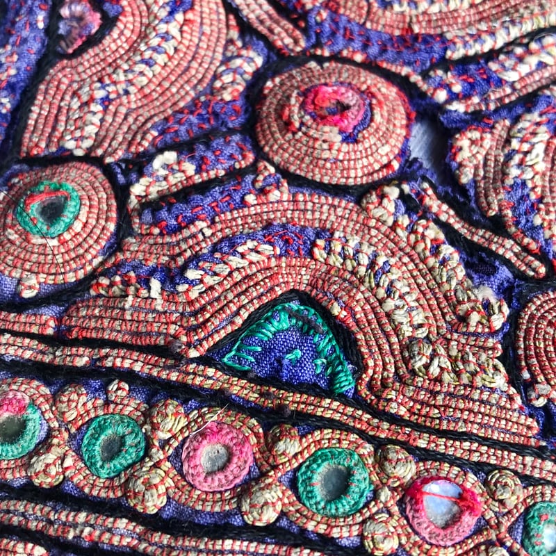 ザリ刺繍 ドレスヨーク《zdy4》Banjara Vintage | KAroba ザリ刺繍 ドレスヨーク《zdy4》Banjara Vintage | KAroba