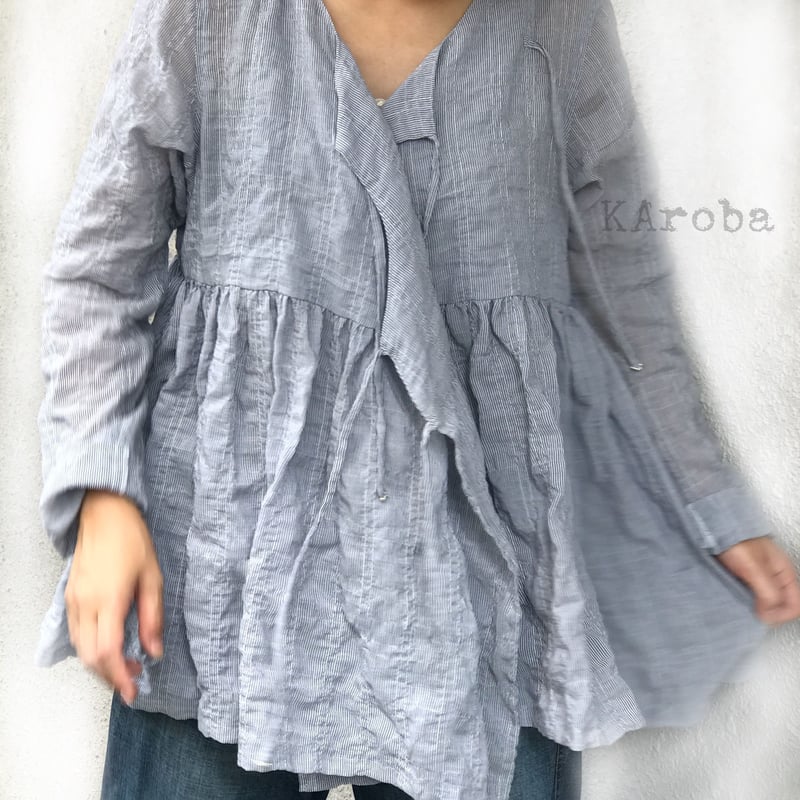 ラバリ風　カシュクールブラウス ラバリブラウスジャケット オリジナルタイプ/カシュクール