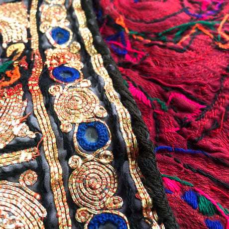 Zari刺繍 ドレスヨーク《zdy1》 Banjara Vintage