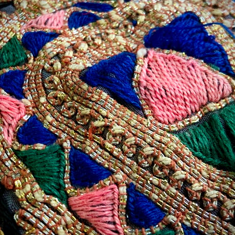 Zari刺繍 ドレスヨーク《zdy1》 Banjara Vintage