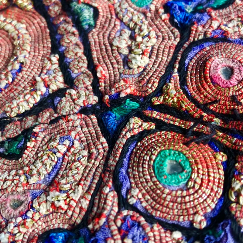 ザリ刺繍 ドレスヨーク《zdy4》Banjara Vintage | KAroba ザリ刺繍 ドレスヨーク《zdy4》Banjara Vintage | KAroba
