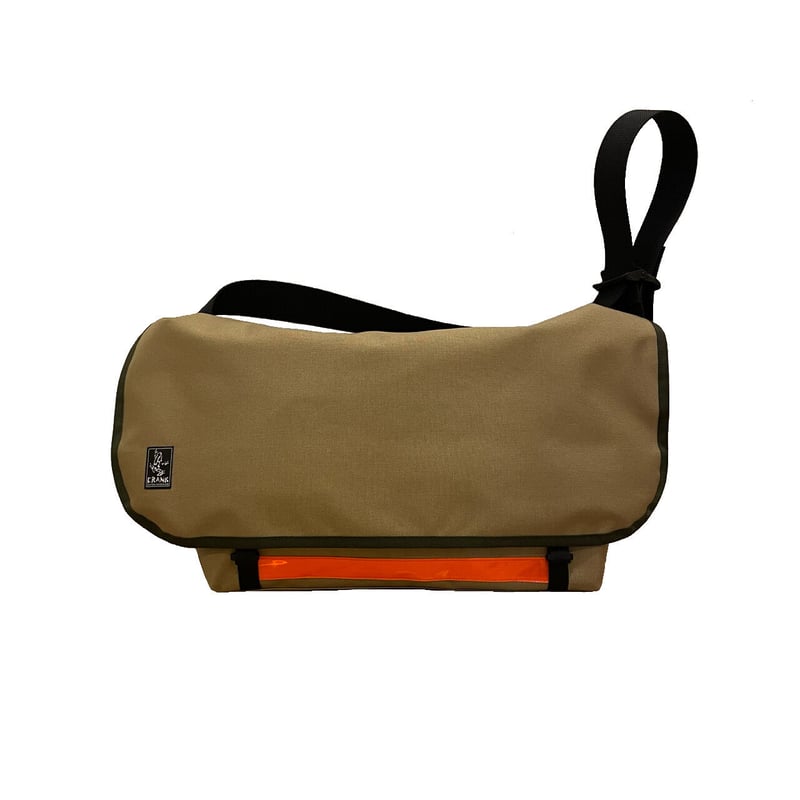 SOLO Medium [Beige x Olive drab trim x Orange r