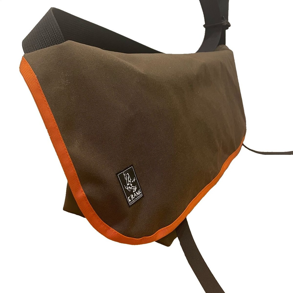 De Lorean [Dark brown x Orange trim] | CRANK TO