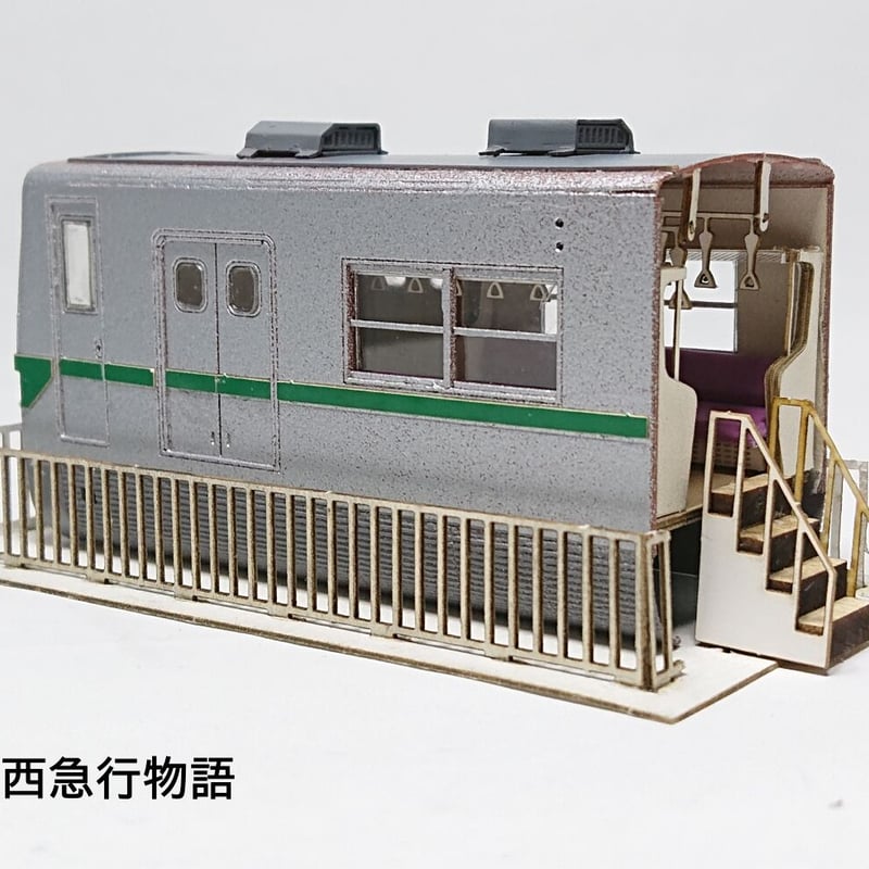 営団地下鉄6000系車体キット10連 (床下機器付き) 奄美屋製 - 鉄道模型