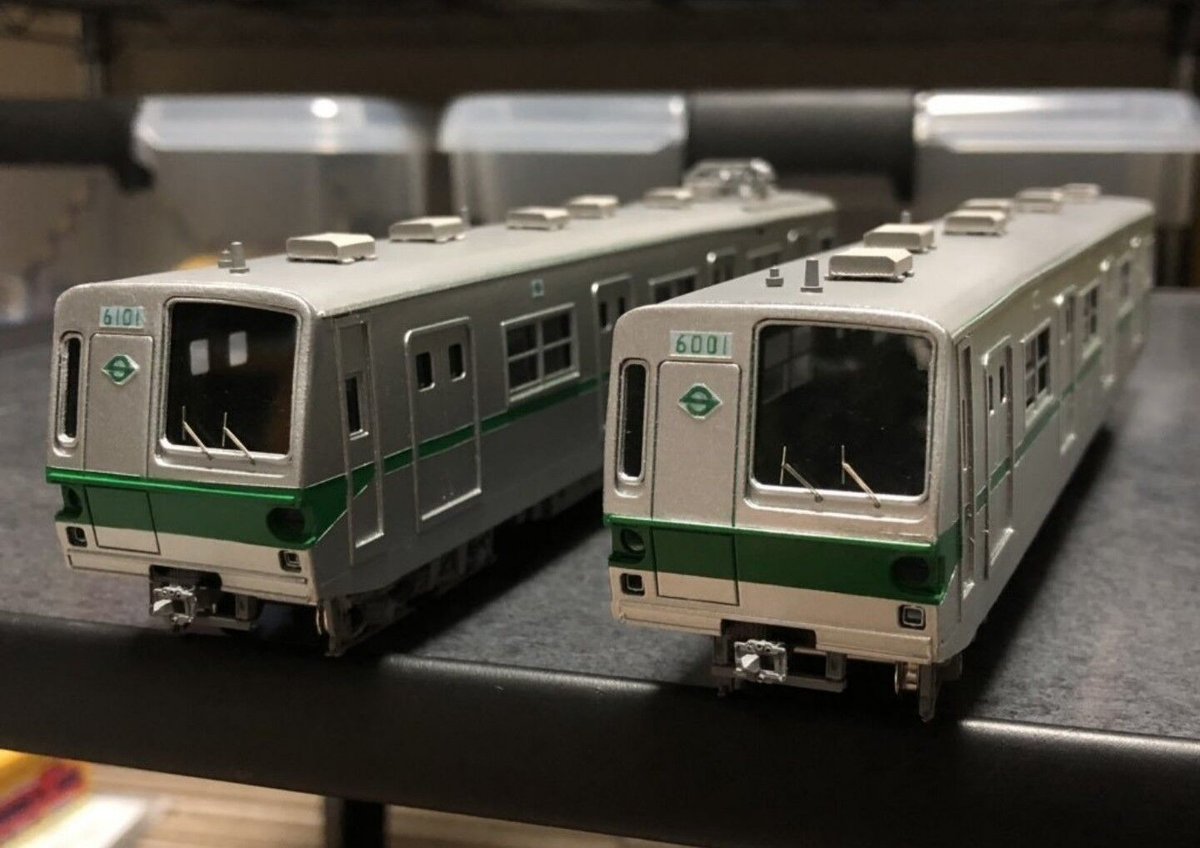 HO】営団(東京)地下鉄6000系第2次試作車(非冷房)4両 HO】営団(東京)地下鉄6000系第2次試作車(非冷房)4両
