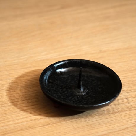 陶器燭台 黒備前（1匁～5匁用 ）