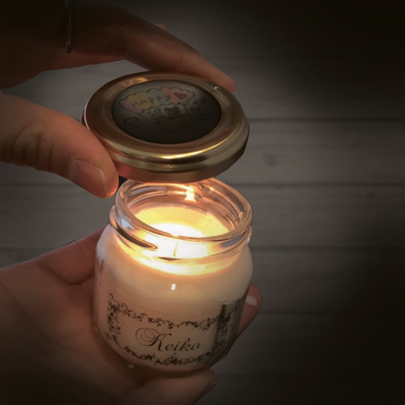 メッセージキャンドル（ジェル・レッド） | Candle ZEN