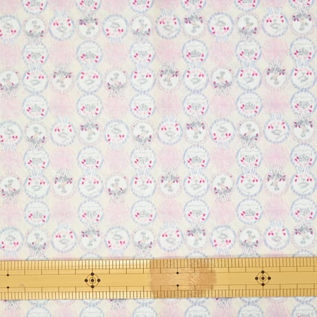 m22 キキパルフェミニチュア生地　ロゼットガール　50cm×25cm