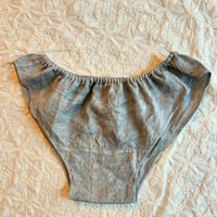 【予約】麻炭染めヘンプクロッチUPショーツ