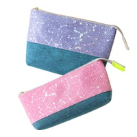 グラス&ペンケース/レザーポーチ　スターリー【Glasses & Pencil Case/Pouch Starry 】