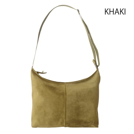 洗えるレザーサコッシュ 【 Washable Leather  Crossbody Bag】