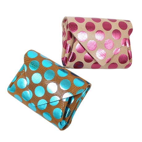 ドットレザーミニウォレット 【Dot Leather Mini Wallet】