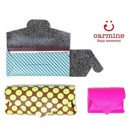 ドットレザー ロングウォレット ネオンカラー 【Dot Leather Long Wallet NeonColor】