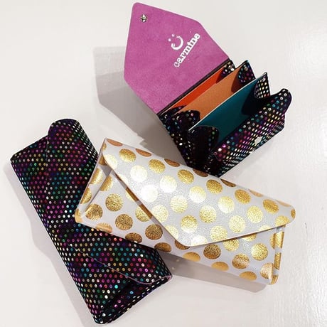 レザーロングウォレット プチドット【 Leather Long Wallet Petit Dot】
