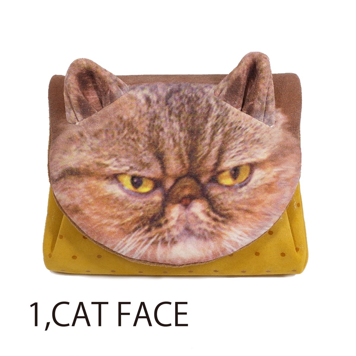 アニマルフェイスミニウォレット【Animal Face Mini Wallet】 | carm