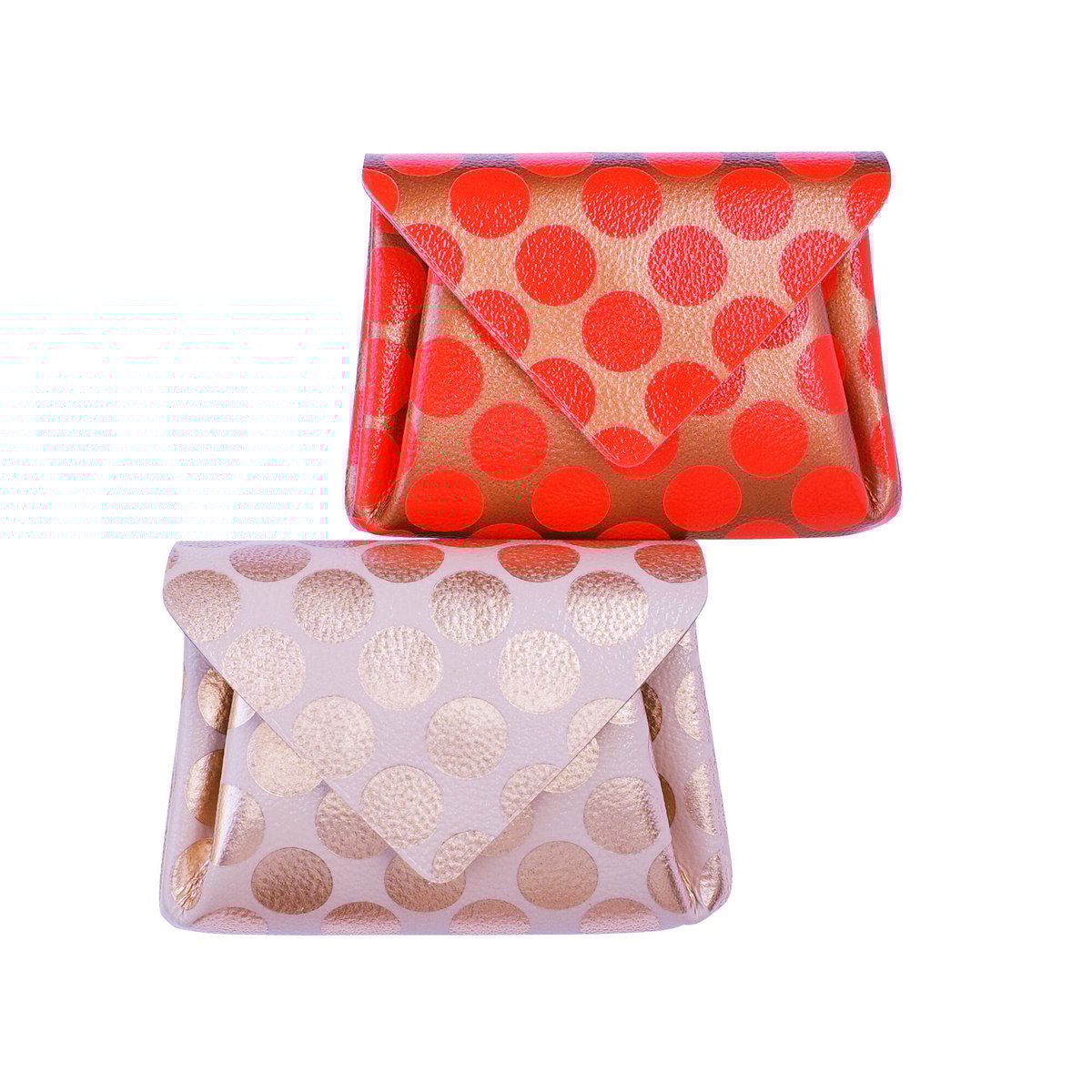 carmine レザーミニウォレット クリアドット レザーミニウォレット クリアドット 【Leather Mini Wallet