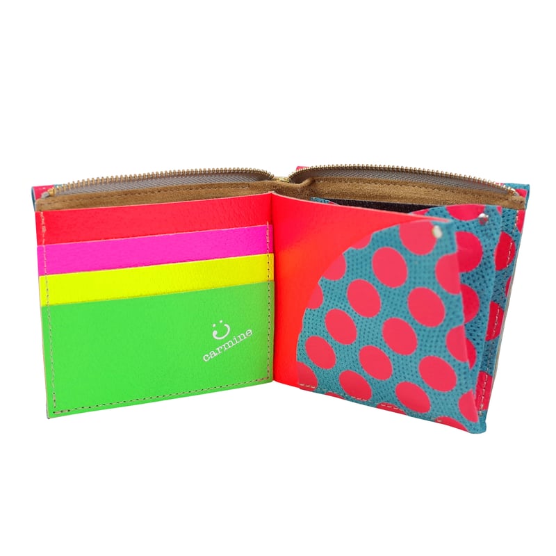ワンウォレット ネオンドット【One Wallet Neon Dot】 | carmine