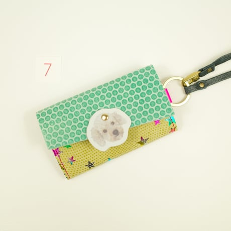 カスタマイズオーダー！新作キーパスケース ストラップ付き  【Key Passcase】