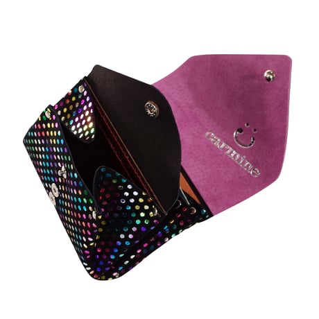 レザーミニウォレット プチドット 【 Leather Mini Wallet Petit Dot】