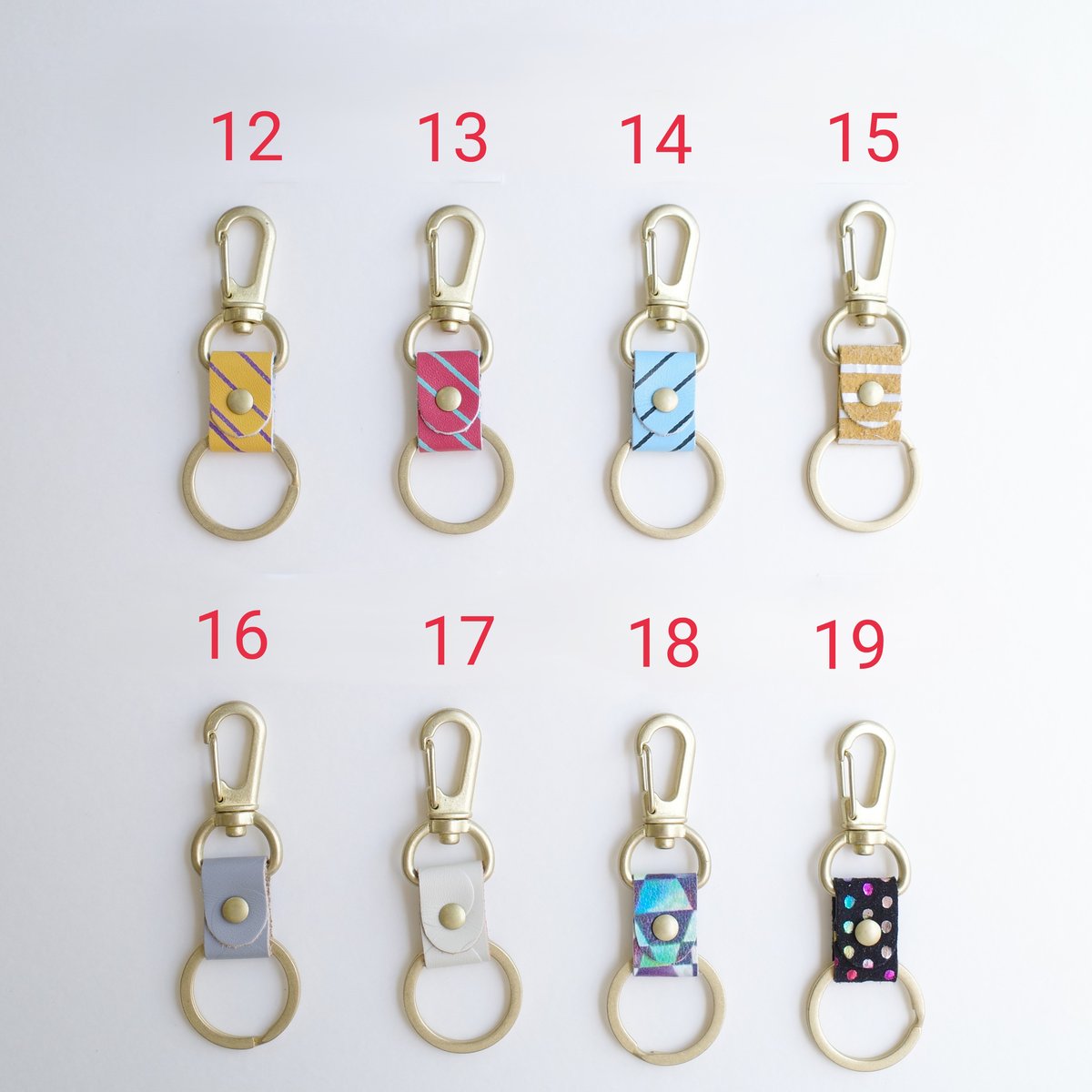 キーリング付き【B】エコカードコインケースカスタム用