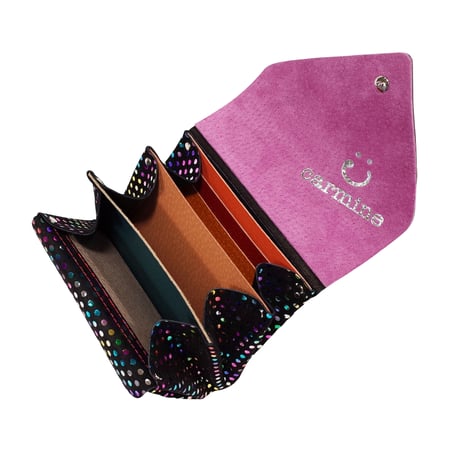 レザーミニウォレット プチドット 【 Leather Mini Wallet Petit Dot】