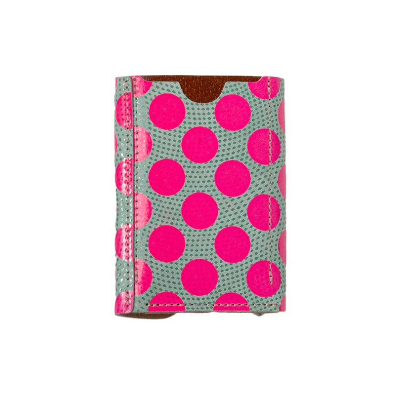 ワンウォレット/コンパクトウォレットドット ネオンチェリー【One