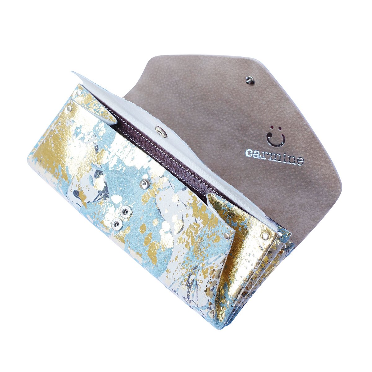 【未使用】carmine レザー ロングウォレット リキッド レザー ロングウォレット リキッド【Leather Long Wallet Liquid】 |