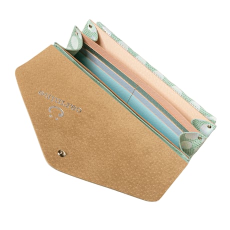 レザーロングウォレット/ミニウォレット ドット シェル【Leather Long Wallet/Mini Wallet Dot Shell】
