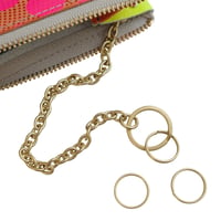 パーツのみ【C】エコカードコインケースカスタム用キーチェーン☆【C】〈Inner Key Chain〉for Eco Card Coin Case Custom
