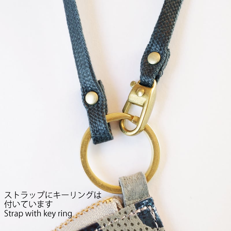 キーリング付き【B】エコカードコインケースカスタム用 キーリング付き【B】エコカードコインケースカスタム用