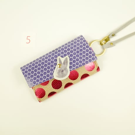 カスタマイズオーダー！新作キーパスケース ストラップ付き  【Key Passcase】