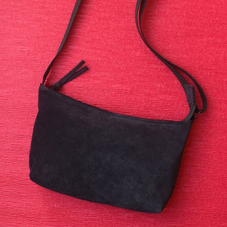 洗えるレザーミニサコッシュ  【 Washable Leather Mini Crossbody Bag】