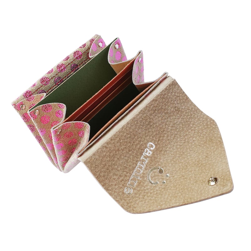 レザーミニウォレット リトルドット【Leather Mini Wallet Little D