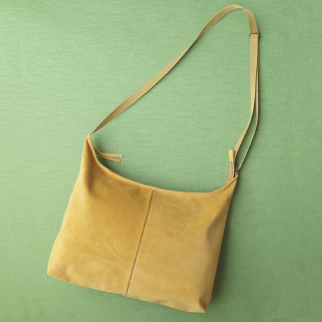 洗えるレザーサコッシュ 【 Washable Leather  Crossbody Bag】