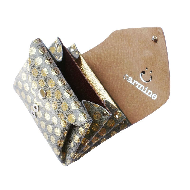 レザーミニウォレット リトルドット【Leather Mini Wallet Little D
