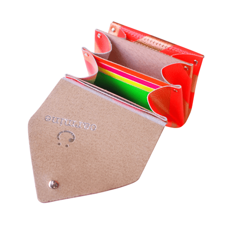 レザー ミニウォレット レトロ【Leather Mini Wallet Retro】