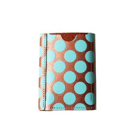 ワンウォレット/コンパクトウォレットクリアドット カッパー【One Wallet/Compact Wallet Clear Dot Copper】