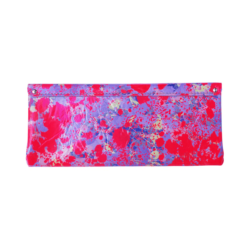 レザー ロングウォレット リキッド ネオン【Leather Long Wallet Liqui
