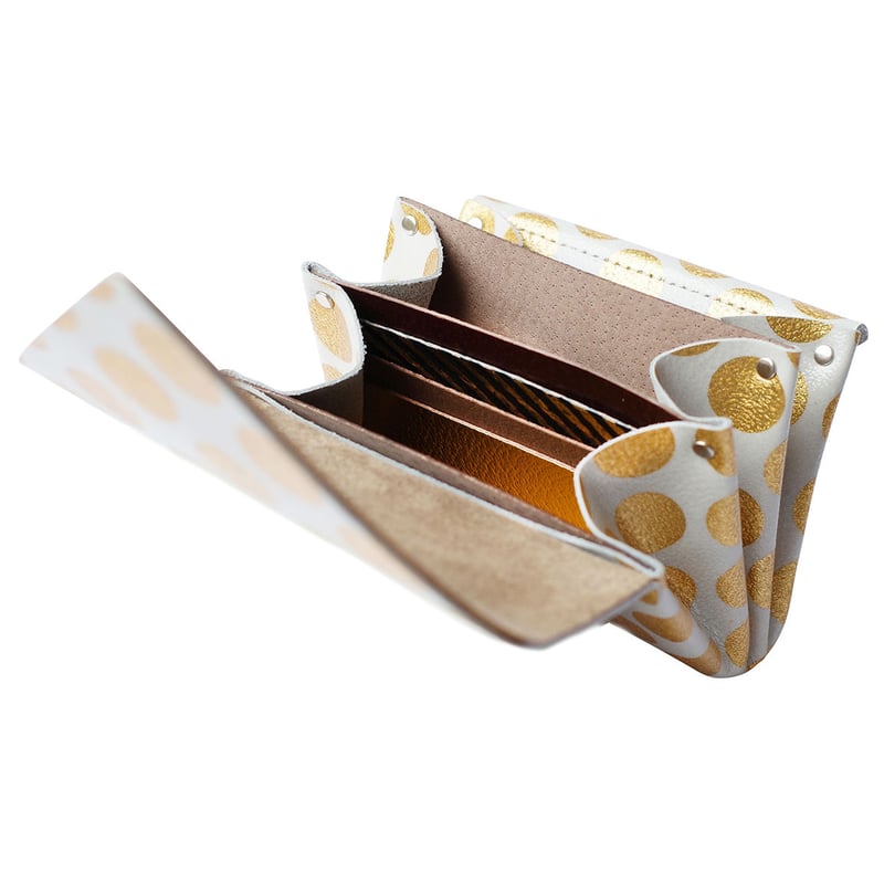 レザーミニウォレット クリアドット 【Leather Mini Wallet