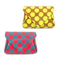 ドットレザー ミニウォレット ネオンカラー 【Dot Leather Mini Wallet NeonColor】