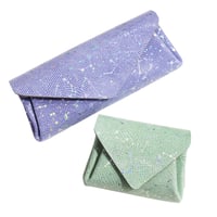 レザーロングウォレット/ミニウォレット スターリー 【Leather Long/Mini Wallet Starry】