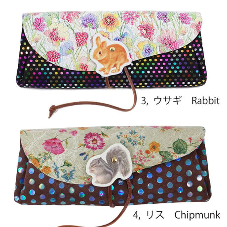 カスタムオーダー！ロングウォレットを買うとカードケースプレゼント!!【 Long Wallet Animal with Cardcase 】