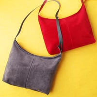 洗えるレザーサコッシュ 【 Washable Leather  Crossbody Bag】