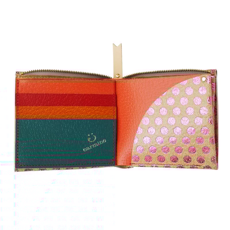 carmine財布 ワンウォレット ポケットタイプ リトルドット【One Wallet