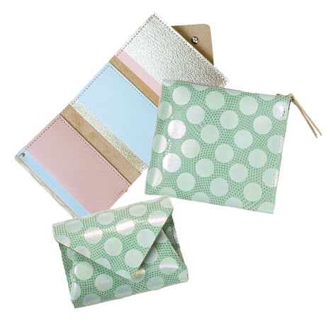 ワンウォレット/コンパクトウォレット ドット シェル【One Wallet/Compact Wallet Dot Shell】