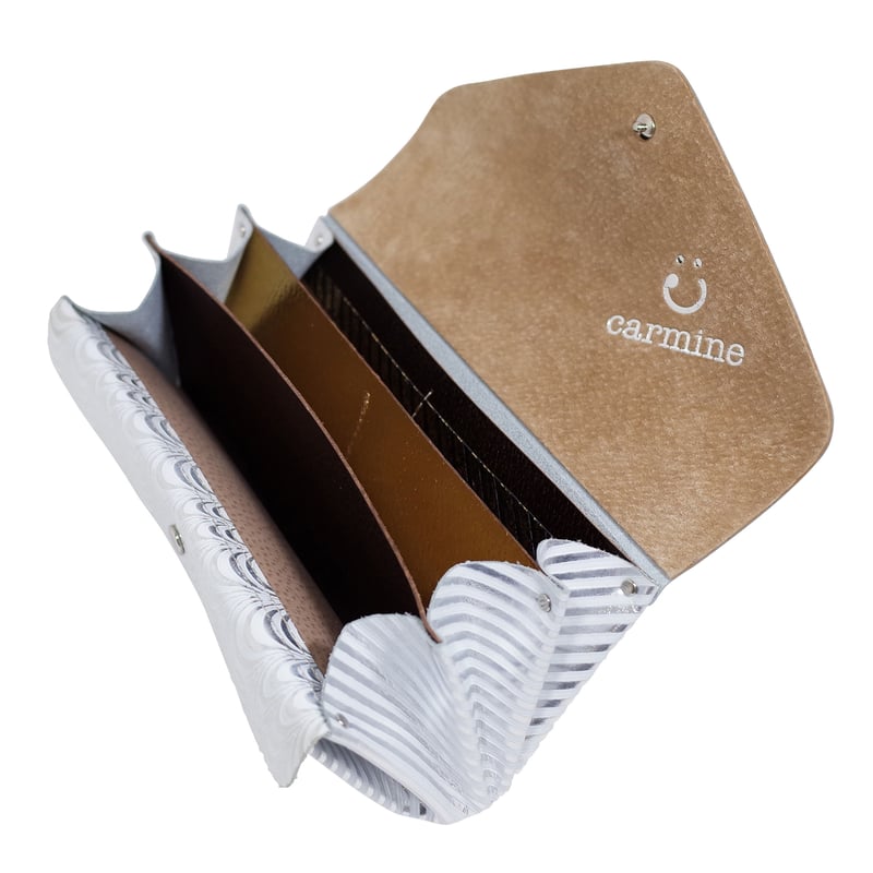 レザーロングウォレット鯉【Leather Long Wallet Koi】 | carmine