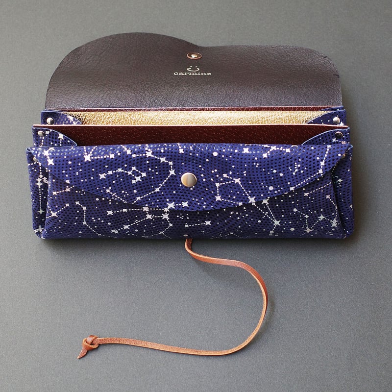 レザーロングウォレット 満月【Leather Long Wallet Full moon】 |